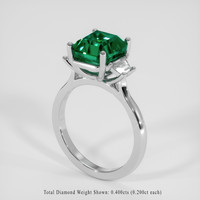 2.79 Ct. Emerald Ring, Platinum 950 2