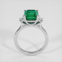 2.79 Ct. Emerald Ring, Platinum 950 3