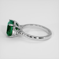 2.79 Ct. Emerald Ring, Platinum 950 4
