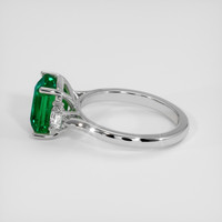 2.61 Ct. Emerald Ring, Platinum 950 4