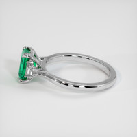 1.20 Ct. Emerald Ring, Platinum 950 4