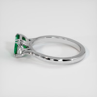 0.99 Ct. Emerald Ring, Platinum 950 4