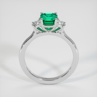 1.08 Ct. Emerald Ring, Platinum 950 3