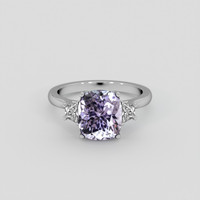 3.66 Ct. Violet Tanzanite Ring, Platinum 950 1