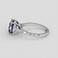 3.66 Ct. Violet Tanzanite Ring, Platinum 950 4