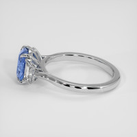 2.25 Ct. Blue Sapphire Ring, Platinum 950 4