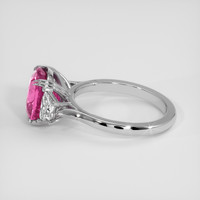 4.50 Ct. Pink Sapphire Ring, Platinum 950 4