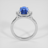 3.81 Ct. Blue Sapphire Ring, Platinum 950 3