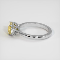 1.87 Ct. Yellow Sapphire Ring, Platinum 950 4