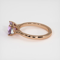1.67 Ct. Pink Sapphire Ring, 18K Rose Gold 4
