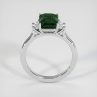 2.99 Ct. Bluish Green Sapphire Ring, 10K White Gold 3