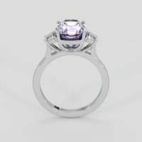 3.66 Ct. Violet Tanzanite Ring, 14K White Gold 3