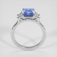 3.03 Ct. Blue Sapphire Ring, 14K White Gold 3