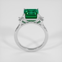 2.98 Ct. Emerald Ring, 18K White Gold 3