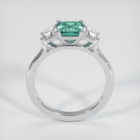 1.06 Ct. Bi Color Sapphire Ring, 18K White Gold 3