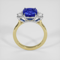 2.81 Ct. Blue Sapphire Ring, 14K White & Yellow 3