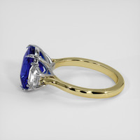 2.81 Ct. Blue Sapphire Ring, 18K White & Yellow 4