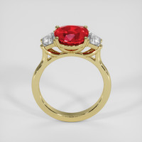 2.35 Ct. Ruby Ring, 10K Yellow Gold 3