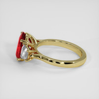 2.35 Ct. Ruby Ring, 10K Yellow Gold 4