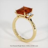 4.55 Ct. Gemstone Ring, 14K Yellow Gold 2