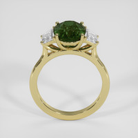 3.87 Ct. Green Sapphire Ring, 14K Yellow Gold 3