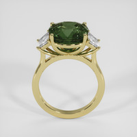 6.45 Ct. Green Sapphire Ring, 14K Yellow Gold 3
