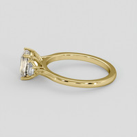 2.24 Ct. Peach Sapphire Ring, 14K Yellow Gold 4