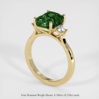 3.54 Ct. Sapphire Ring, 14K Yellow Gold 2