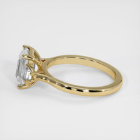 2.50 Ct. White Sapphire Ring, 18K Yellow Gold 4