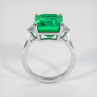 6.20 Ct. Emerald Ring, Platinum 950 3