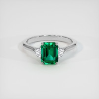 1.91 Ct. Emerald Ring, Platinum 950 1