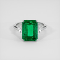 5.06 Ct. Emerald Ring, Platinum 950 1