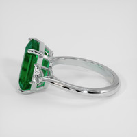 5.06 Ct. Emerald Ring, Platinum 950 4