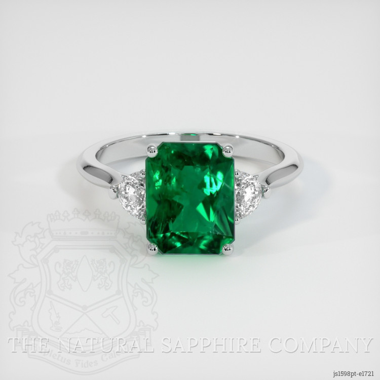 Emerald Ring 2.18 Ct. Platinum 950 | The Natural Emerald Company