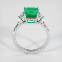 2.93 Ct. Emerald Ring, Platinum 950 3