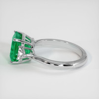 2.93 Ct. Emerald Ring, Platinum 950 4