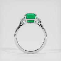 2.93 Ct. Emerald Ring, Platinum 950 3