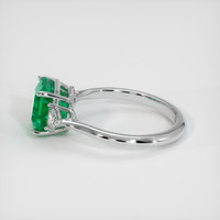 2.93 Ct. Emerald Ring, Platinum 950 4