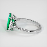 2.29 Ct. Emerald Ring, Platinum 950 4