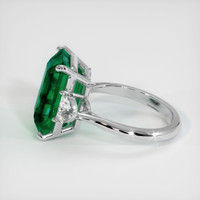 7.99 Ct. Emerald Ring, Platinum 950 4
