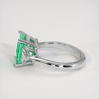 2.20 Ct. Emerald Ring, Platinum 950 4