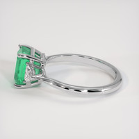 2.12 Ct. Emerald Ring, Platinum 950 4