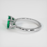 1.41 Ct. Emerald Ring, Platinum 950 4