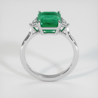 3.66 Ct. Emerald Ring, Platinum 950 3