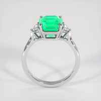 2.58 Ct. Emerald Ring, Platinum 950 3
