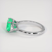 2.58 Ct. Emerald Ring, Platinum 950 4