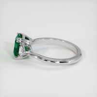 1.50 Ct. Emerald Ring, Platinum 950 4