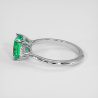 1.96 Ct. Emerald Ring, Platinum 950 4