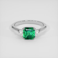 1.71 Ct. Emerald Ring, Platinum 950 1
