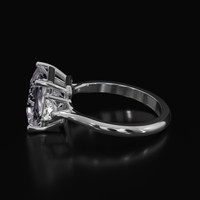 3.43 Ct. Gemstone Ring, Platinum 950 4
